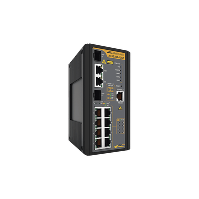 [N4-AT-IS230-10GP-163536] Switch Industrial PoE+ administrable de 8 Puertos 10/100/1000 Mbps + 2 puertos SFP Combo, 120 W